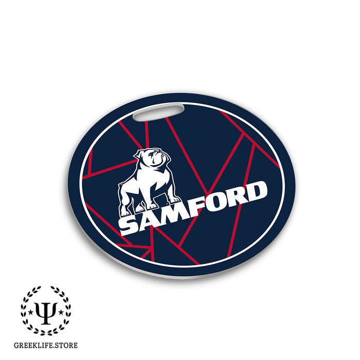 Samford University Luggage Bag Tag (round)