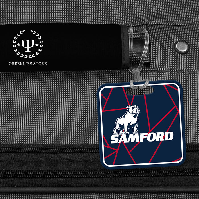 Samford University Luggage Bag Tag (square)