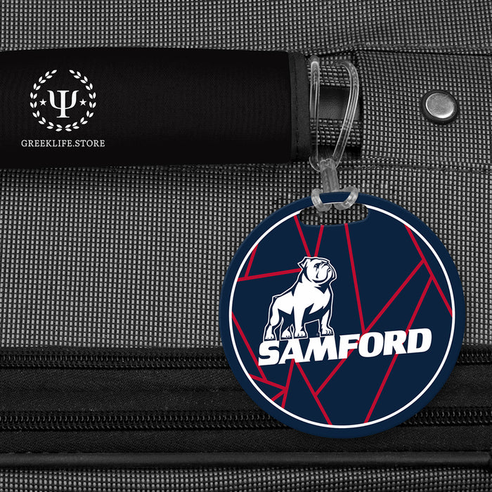 Samford University Luggage Bag Tag (round)