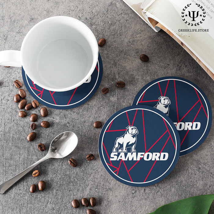 Samford University Beverage coaster round (Set of 4)