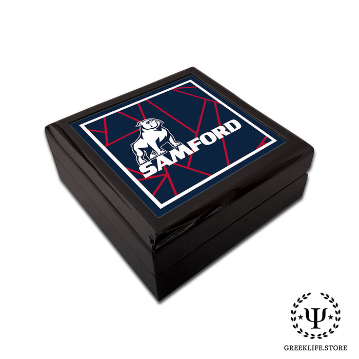 Samford University Keepsake Box Wooden