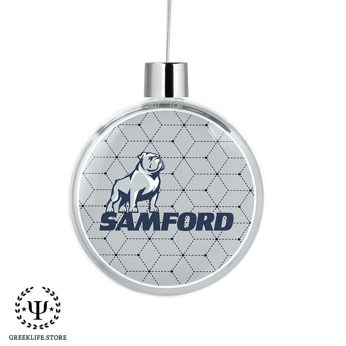 Samford University Christmas Ornament Flat Round