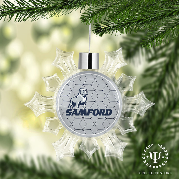 Samford University Christmas Ornament - Snowflake