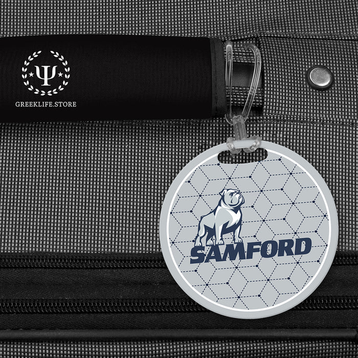 Samford University Luggage Bag Tag (round)