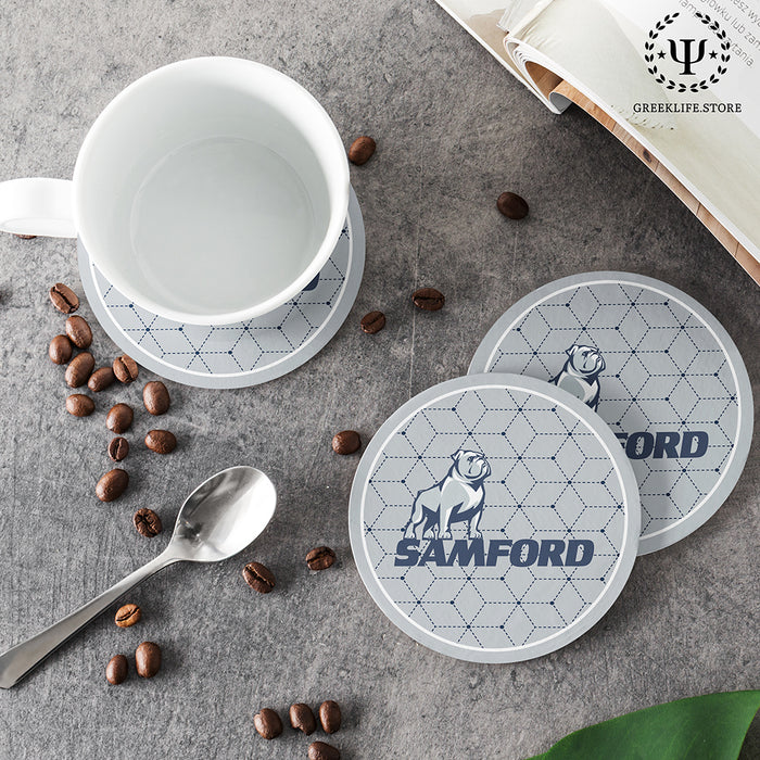 Samford University Beverage coaster round (Set of 4)