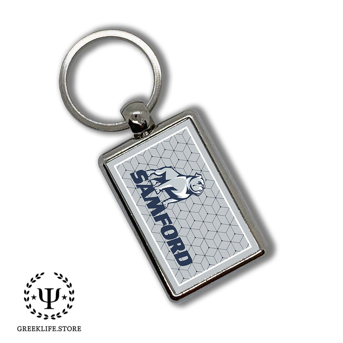 Samford University Keychain Rectangular