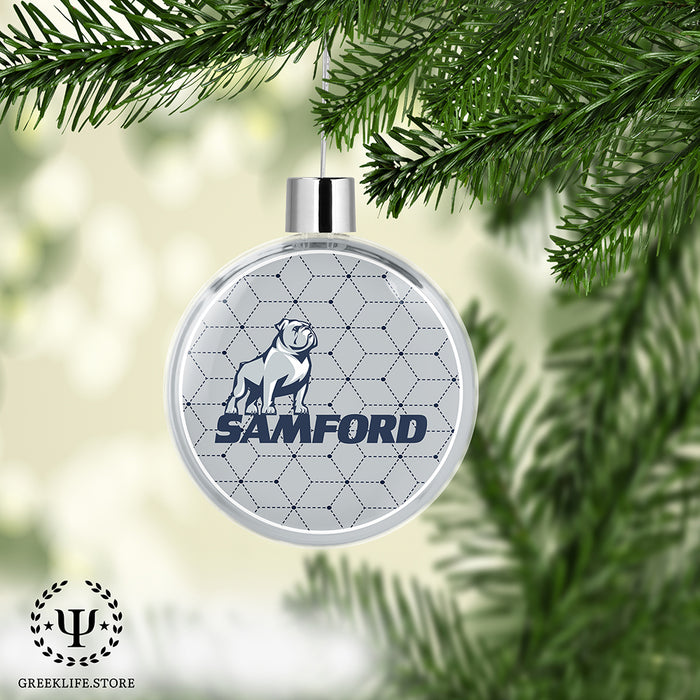 Samford University Christmas Ornament Flat Round