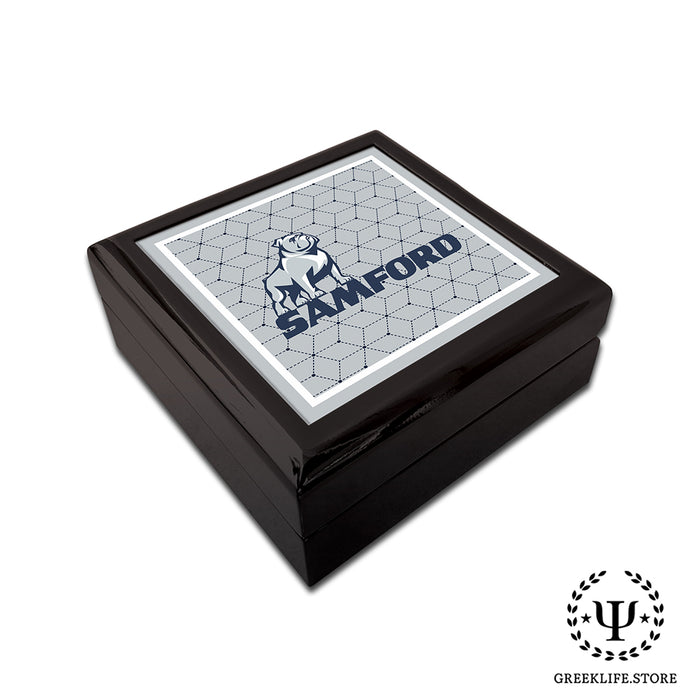 Samford University Keepsake Box Wooden