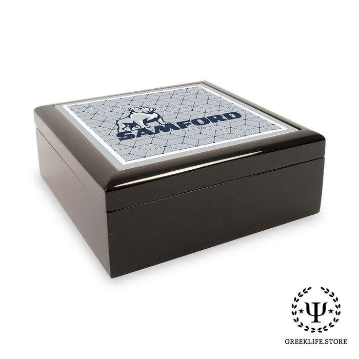 Samford University Keepsake Box Wooden