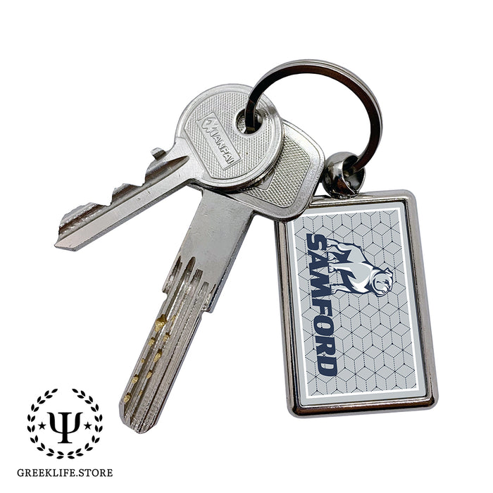 Samford University Keychain Rectangular