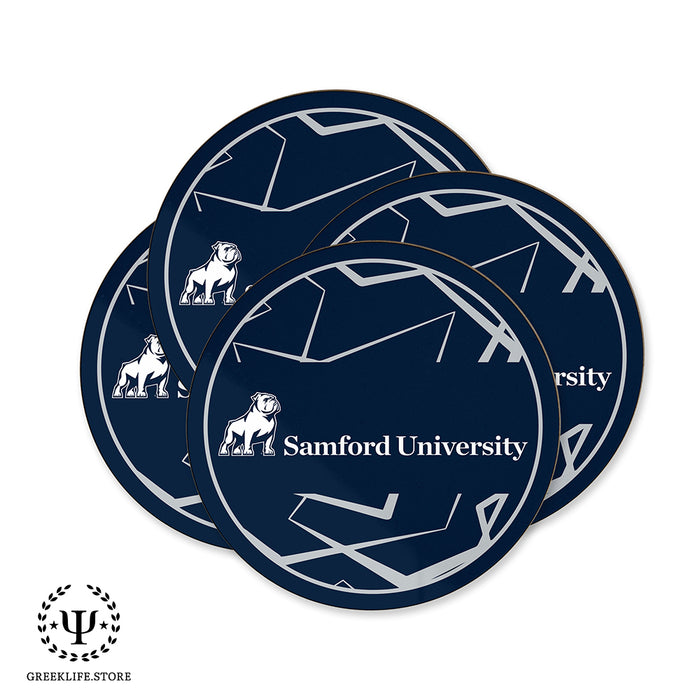 Samford University Beverage coaster round (Set of 4)