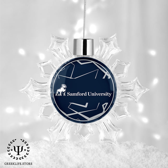 Samford University Christmas Ornament - Snowflake