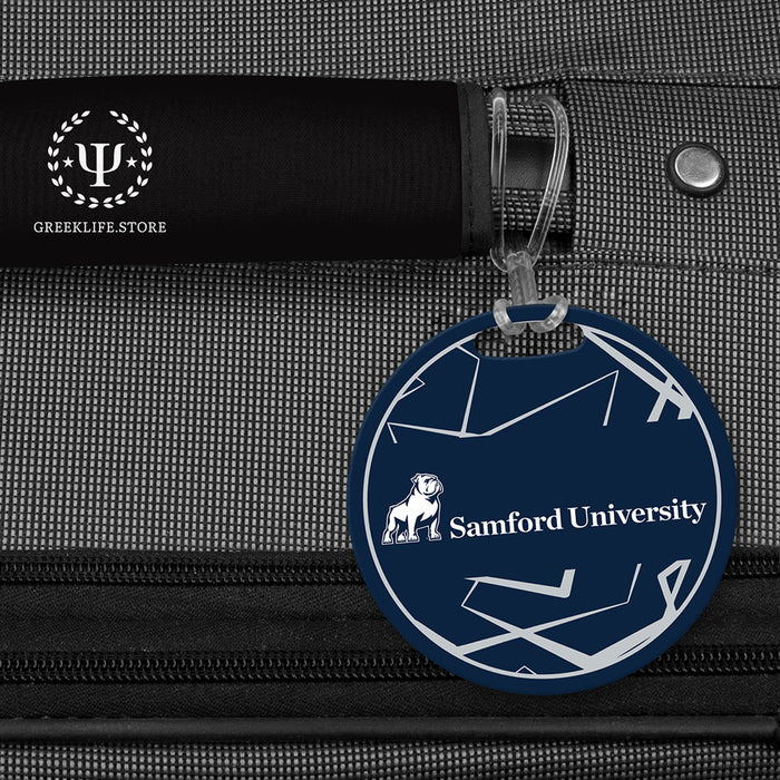 Samford University Luggage Bag Tag (round)