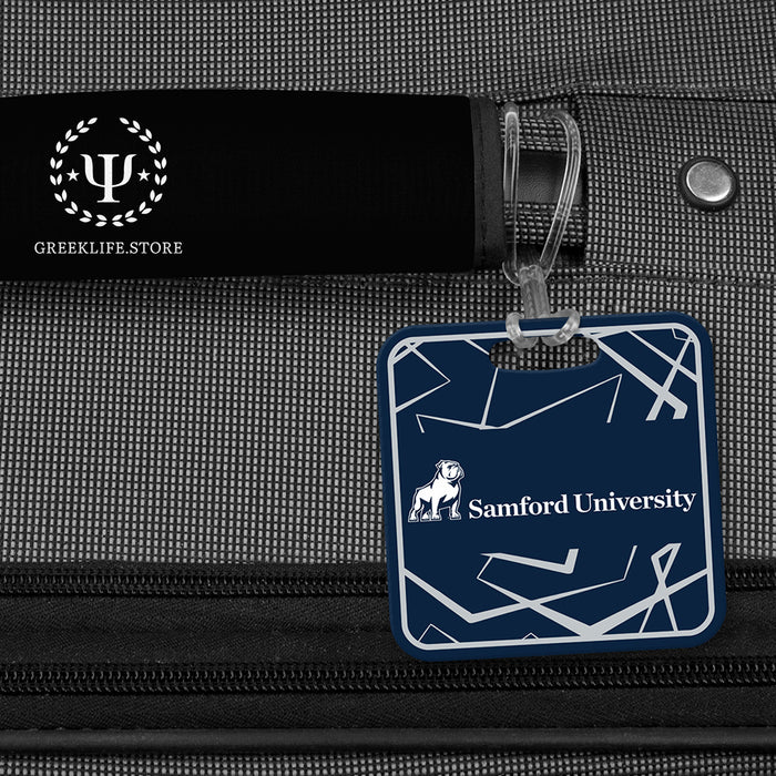 Samford University Luggage Bag Tag (square)