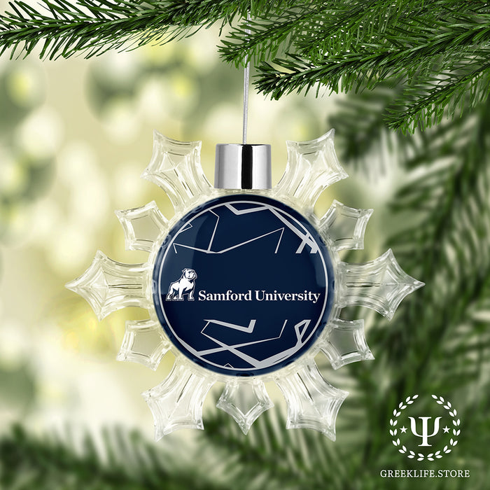 Samford University Christmas Ornament - Snowflake