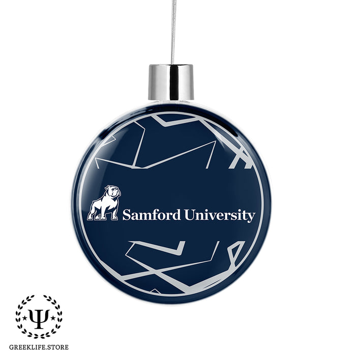 Samford University Christmas Ornament Flat Round