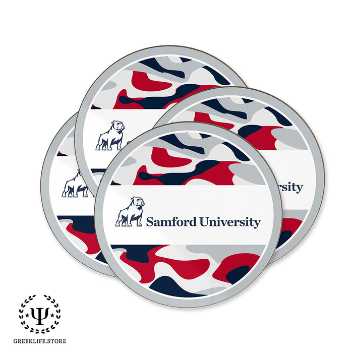 Samford University Beverage coaster round (Set of 4)