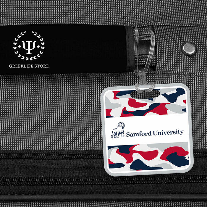 Samford University Luggage Bag Tag (square)