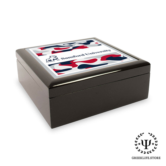 Samford University Keepsake Box Wooden