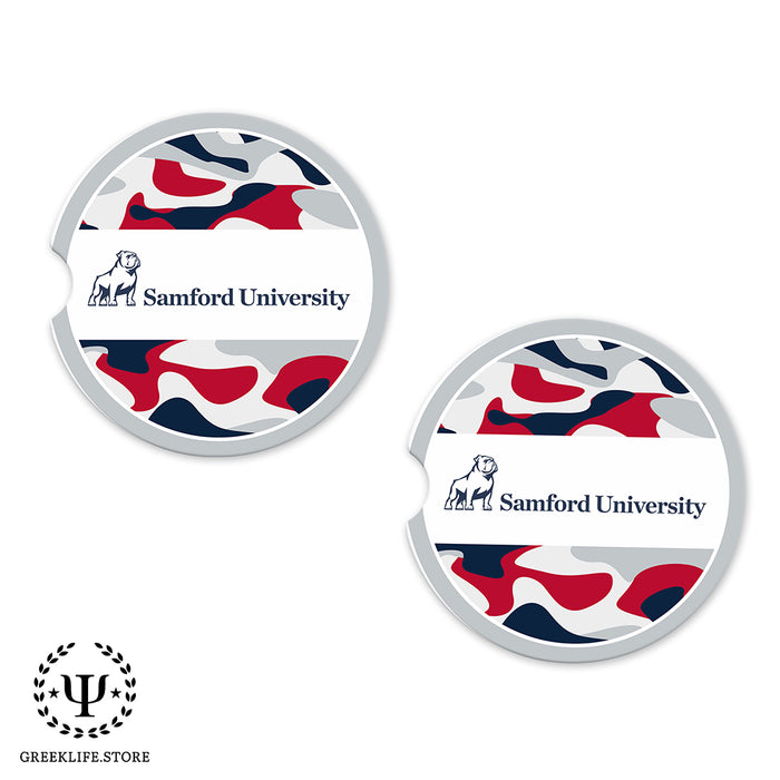 Samford University Car Cup Holder Coaster (Set of 2)