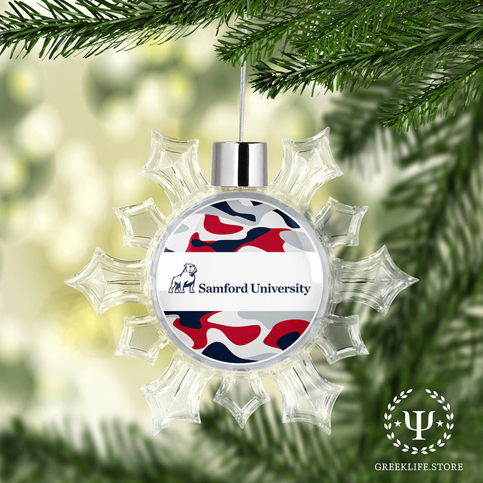 Samford University Christmas Ornament - Snowflake