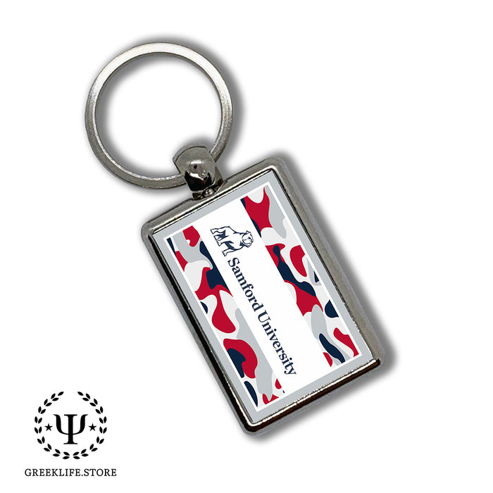 Samford University Keychain Rectangular