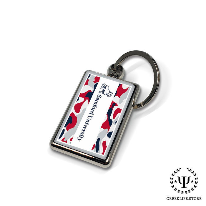 Samford University Keychain Rectangular