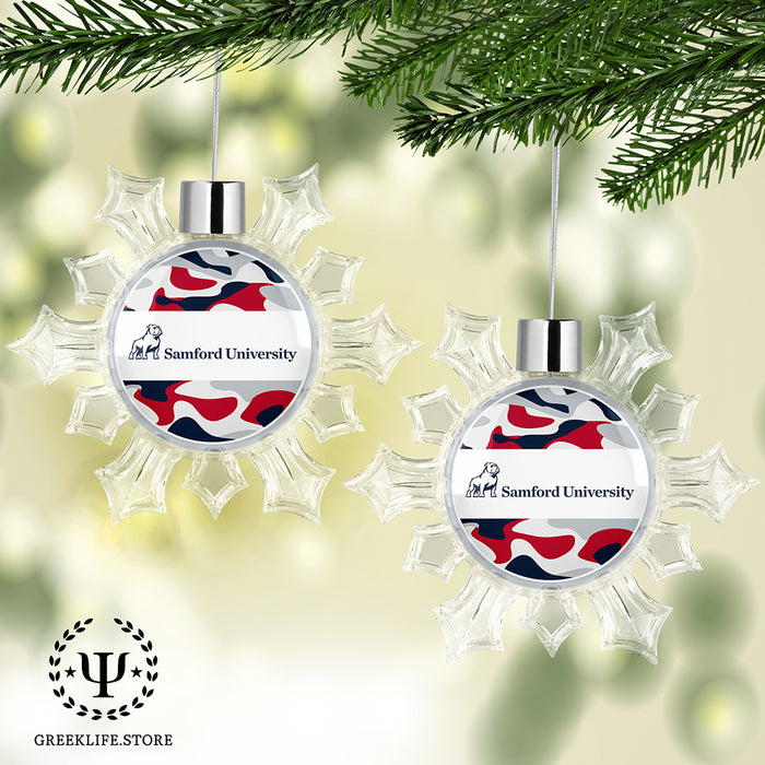 Samford University Christmas Ornament - Snowflake