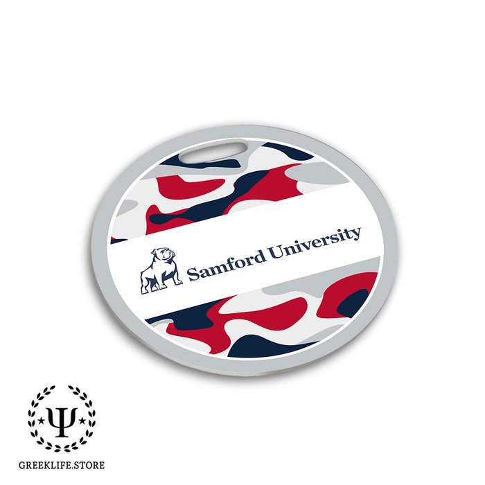 Samford University Luggage Bag Tag (round)