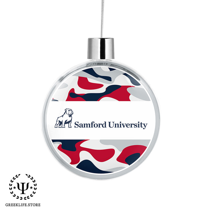 Samford University Christmas Ornament Flat Round