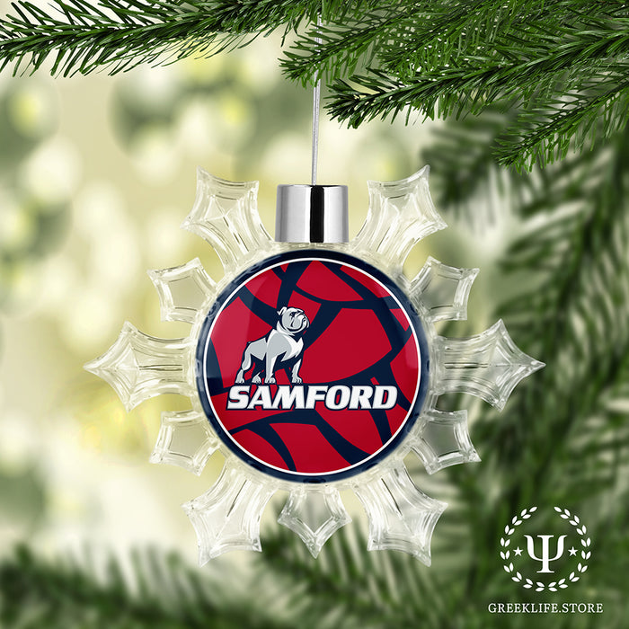 Samford University Christmas Ornament - Snowflake