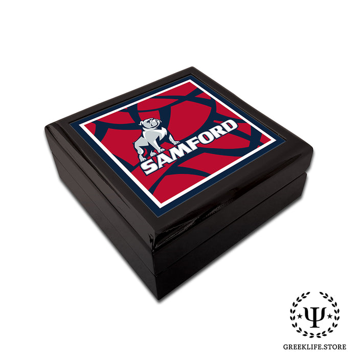 Samford University Keepsake Box Wooden