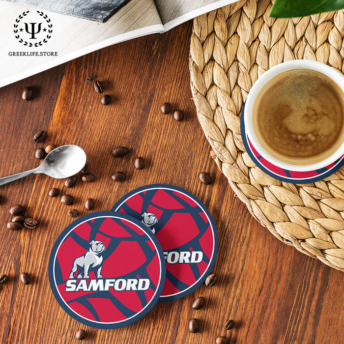 Samford University Beverage coaster round (Set of 4)