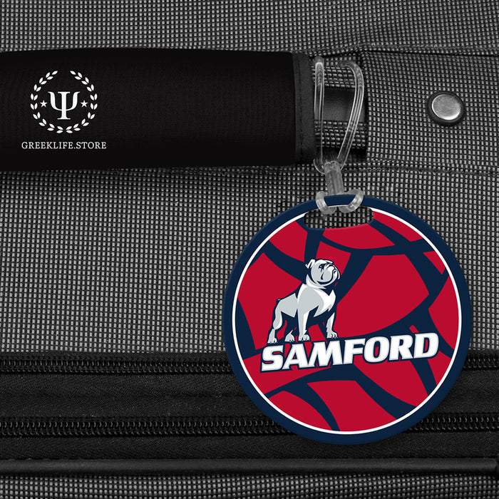 Samford University Luggage Bag Tag (round)