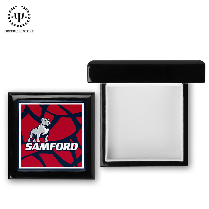 Samford University Keepsake Box Wooden