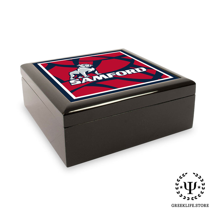 Samford University Keepsake Box Wooden