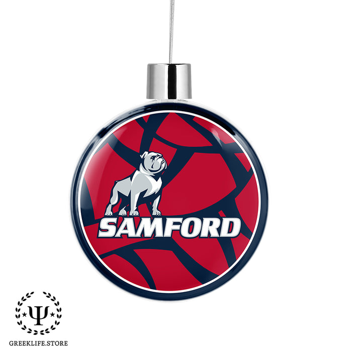 Samford University Christmas Ornament Flat Round