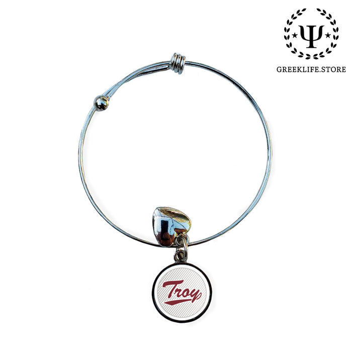 Troy University Round Adjustable Bracelet