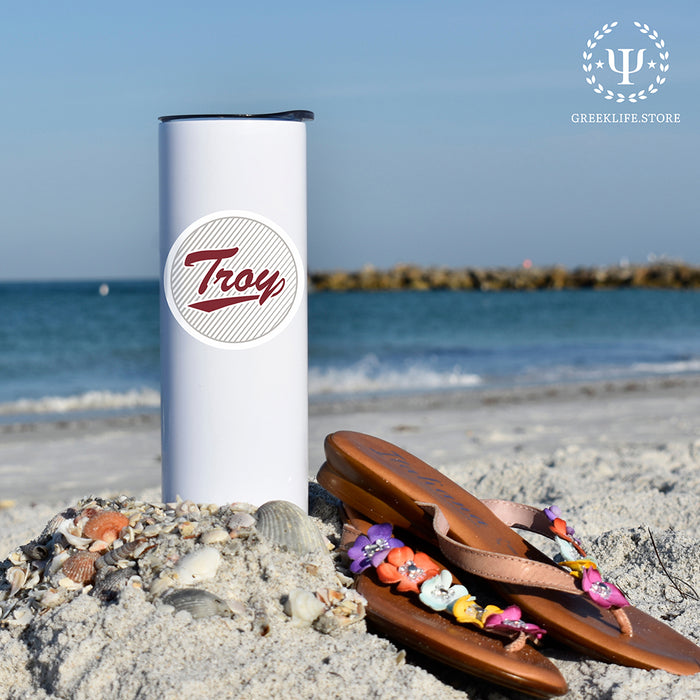 Troy University Stainless Steel Skinny Tumbler 20 OZ