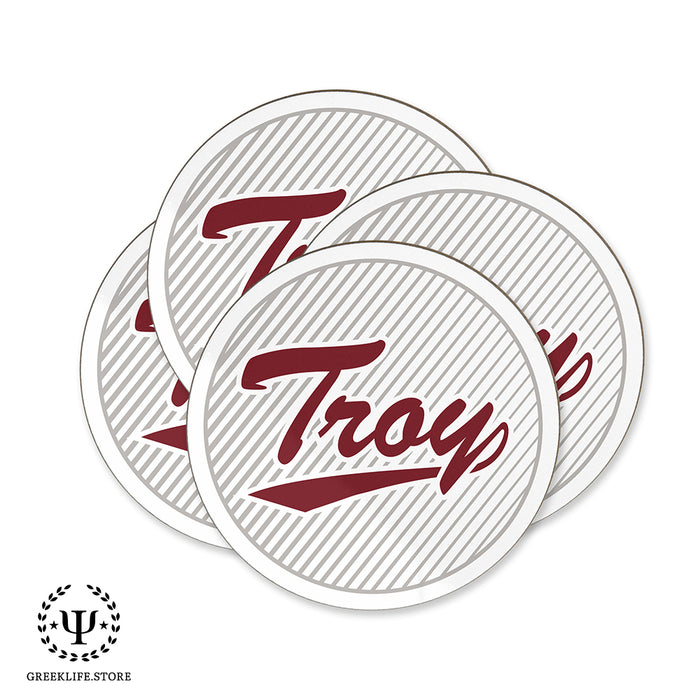 Troy University Beverage coaster round (Set of 4)