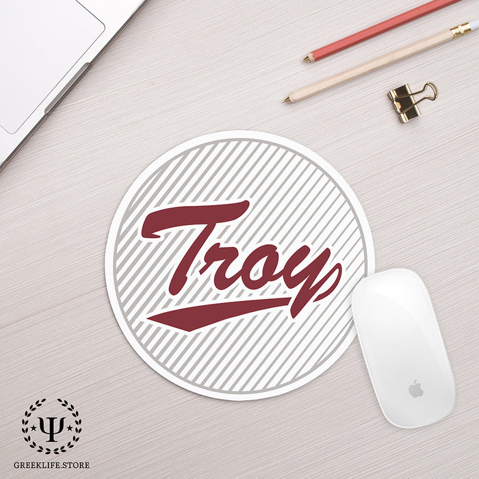 Troy University Mouse Pad Round