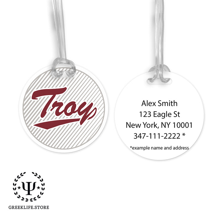 Troy University Luggage Bag Tag (round)