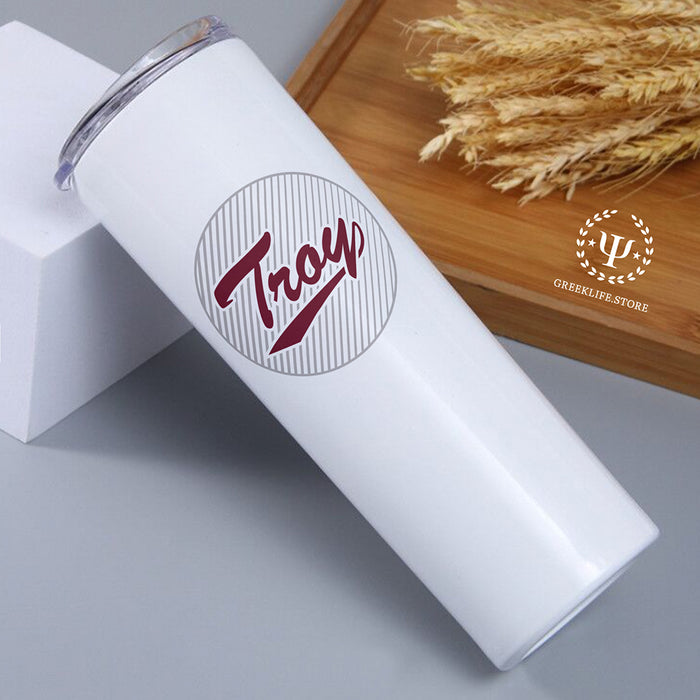 Troy University Stainless Steel Skinny Tumbler 20 OZ