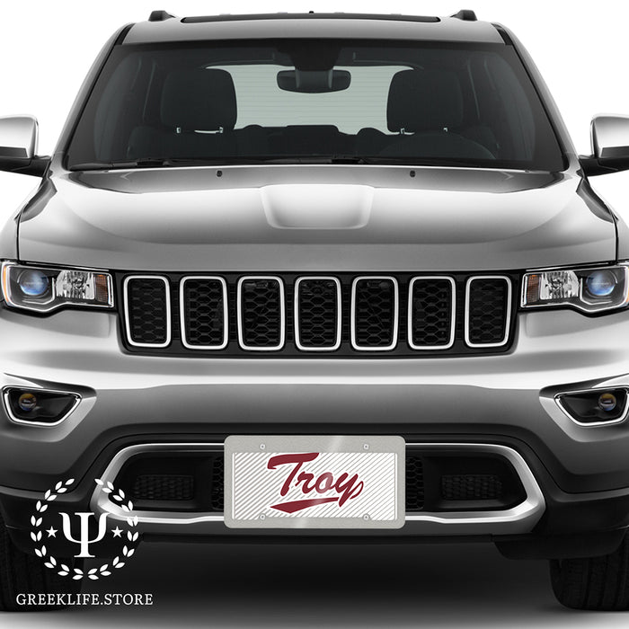 Troy University Decorative License Plate