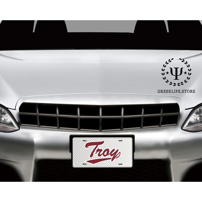 Troy University Decorative License Plate