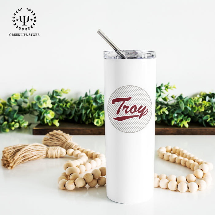 Troy University Stainless Steel Skinny Tumbler 20 OZ