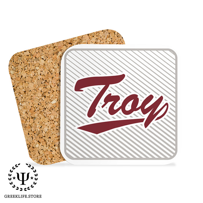 Troy University Beverage Coasters Square (Set of 4)