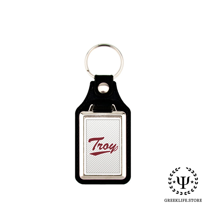 Troy University Keychain Rectangular