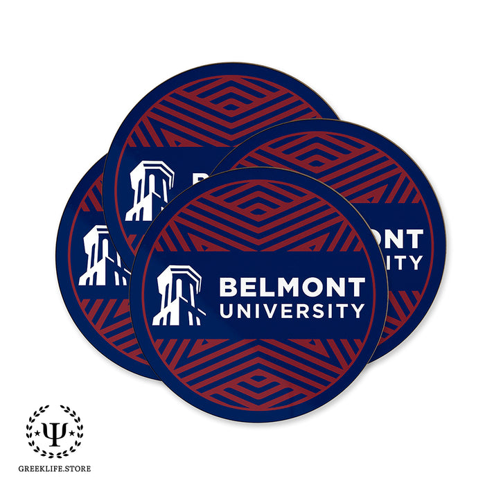 Belmont University Beverage coaster round (Set of 4)