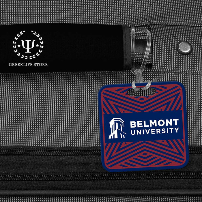 Belmont University Luggage Bag Tag (square)